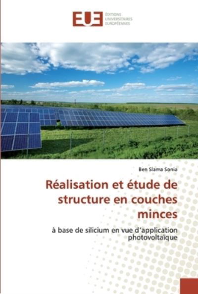 Réalisation et étude de structure - Sonia - Libros -  - 9786139573462 - 28 de abril de 2020