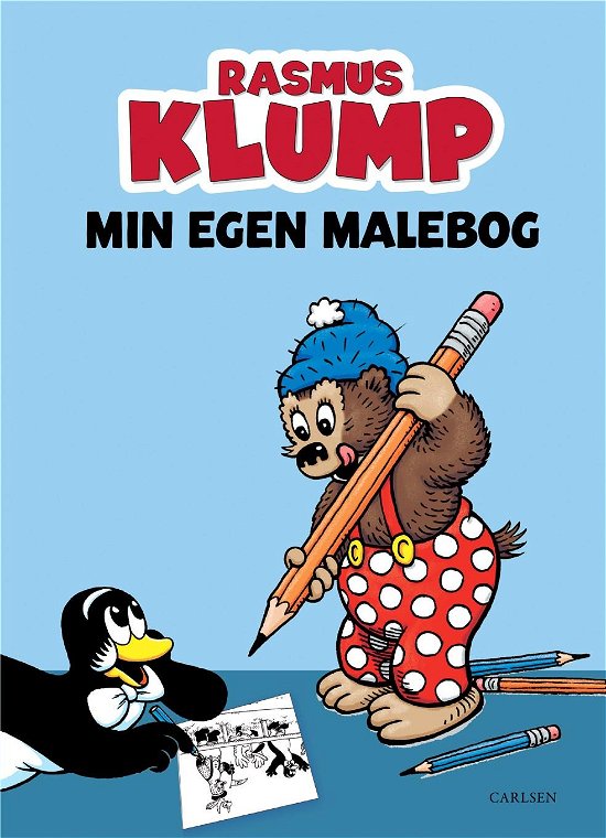 Cover for Carla og Vilhelm Hansen · Rasmus Klump - Min bedste malebog (kolli 6) (Heftet bok) [1. utgave] (2021)