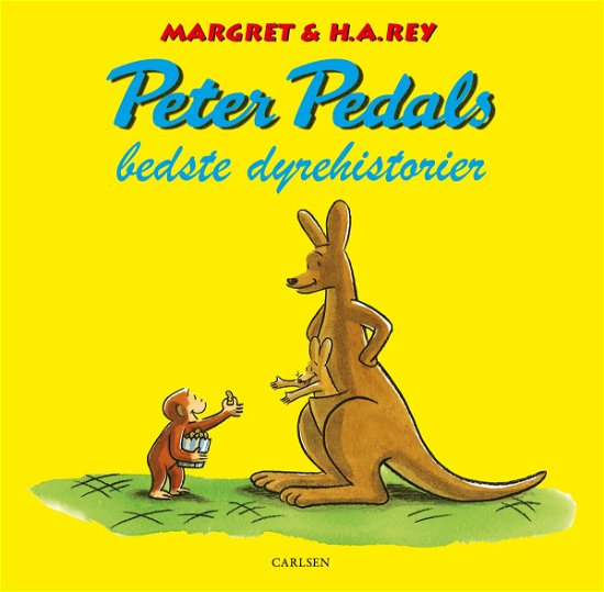Peter Pedals bedste dyrehistorier - Margret og H.A. Rey - Books - CARLSEN - 9788727024462 - March 28, 2023