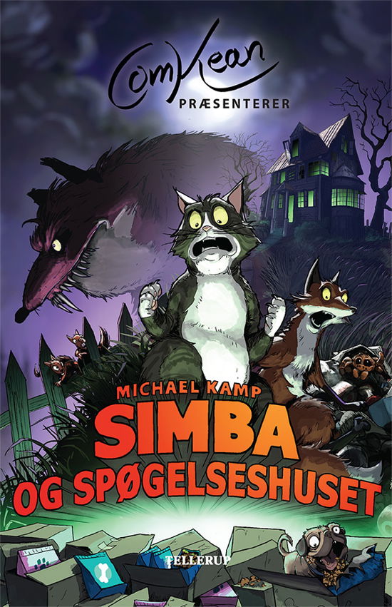 Cover for Michael Kamp · ComKean præsenterer, 3: ComKean præsenterer - Simba og spøgelseshuset (Gebundenes Buch) [1. Ausgabe] (2022)