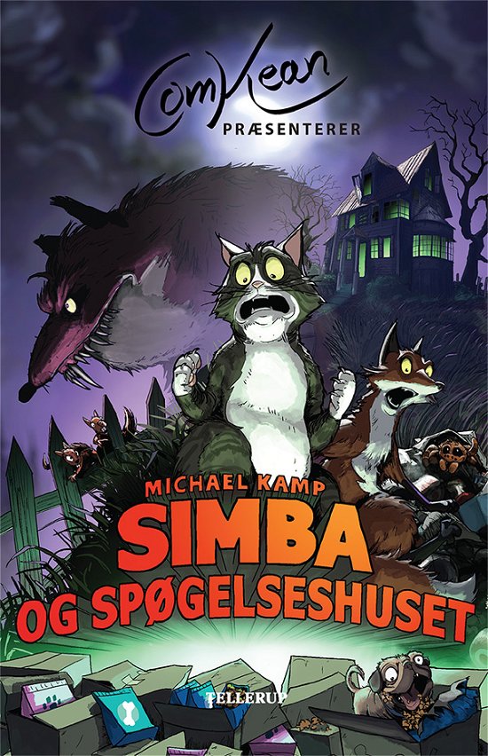 Cover for Michael Kamp · ComKean præsenterer, 3: ComKean præsenterer - Simba og spøgelseshuset (Hardcover bog) [1. udgave] (2022)