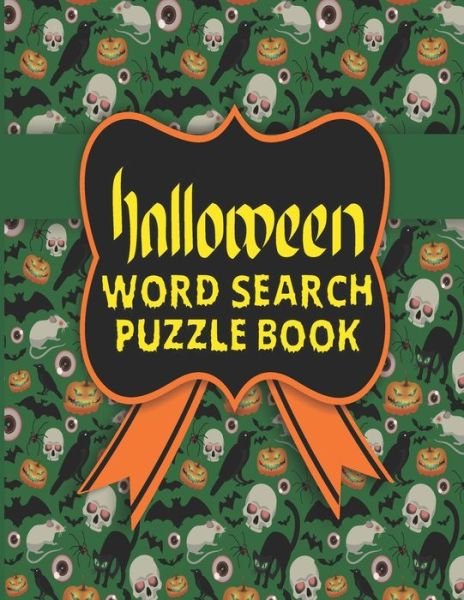 Cover for Kr Print House · Halloween Word Search Puzzle Book: Happy Halloween Large Print Word Search Puzzle Book for Adult with Solutions.Halloween Gifts for All Ages! (Pocketbok) (2021)