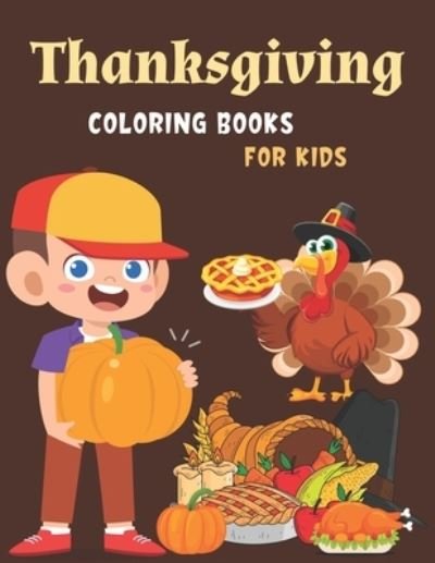 Cover for Mahleen Press · Thanksgiving Coloring Books for Kids (Paperback Bog) (2020)
