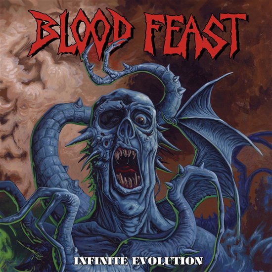Cover for Blood Feast · Infinite Evolution (Black or Splatter Vinyl) (LP) (2024)