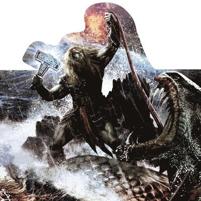 Cover for Amon Amarth · Twilight Of The Thunder God (White / Black Marble Pop Up Vinyl) (LP) (2022)