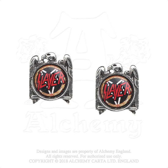 Slayer Stud Earrings: Eagle - Slayer - Fanituote - SLAYER - 0664427046463 - maanantai 7. lokakuuta 2019