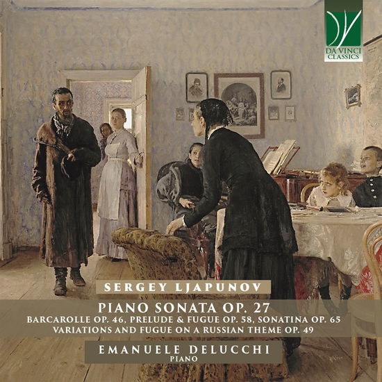 Cover for Emanuele Delucchi · Sergey Ljapunov: Piano Sonata Op. 27 And Other Piano Works (CD) (2023)