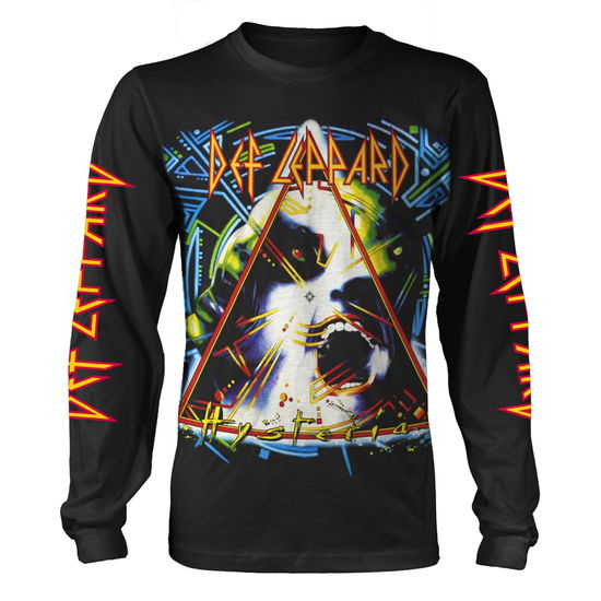 Cover for Def Leppard · Hysteria (Klær) [size M] [Black (Fotl) edition] (2018)