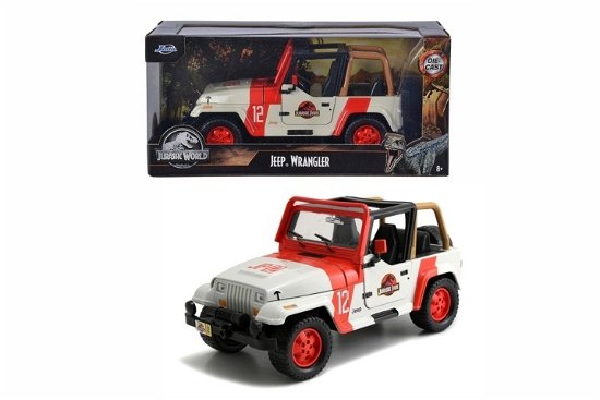 Jurassic World Diecast Modell 1/24 1992 Jeep Wrang - Jada - Merchandise - TV - 4006333080463 - December 5, 2023