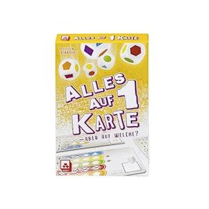 NSV - 4112 - Alles AUF 1 Karte - Würfelspiel - Benndorf - Merchandise - NÃ¼rnberger Spielkarten - 4012426882463 - 8 februari 2024