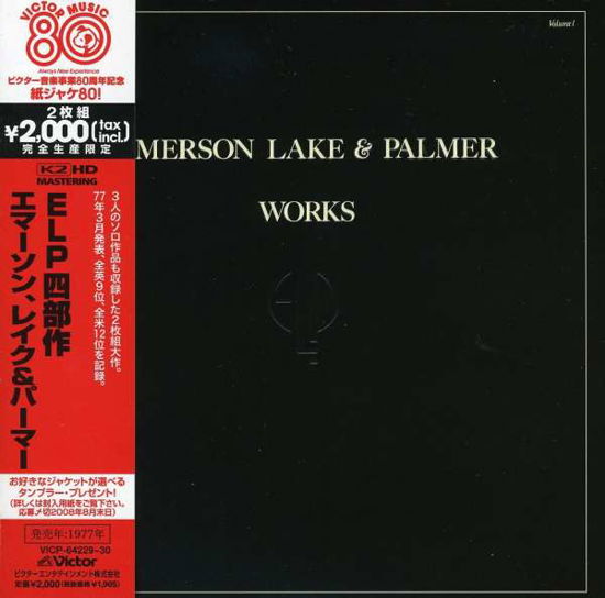 Cover for Emerson, Lake &amp; Palmer · Works Vol. 1.. -jap Card- (CD) [Limited edition] (2008)