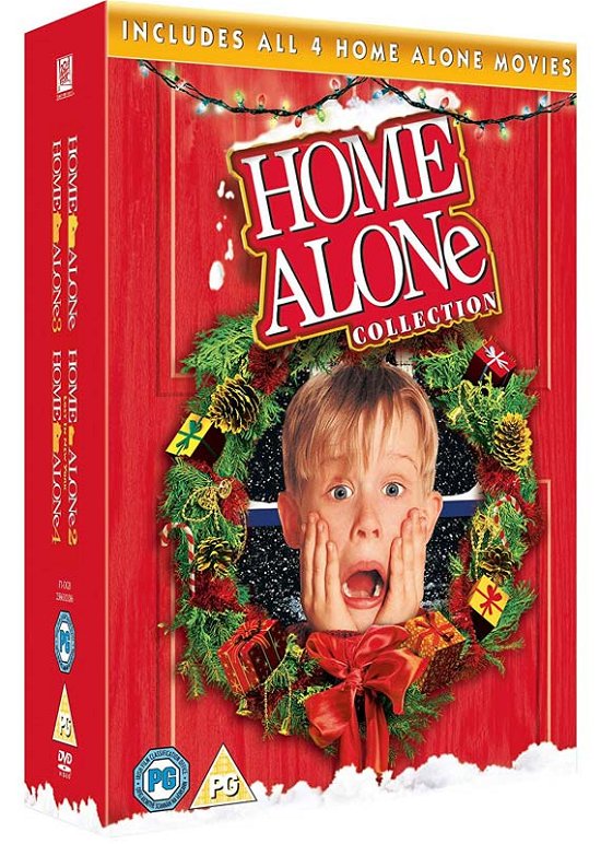 Cover for Home Alone 14 · Home Alone / Home Alone 2 - Lost In New York / Home Alone 3 / Home Alone 4 (DVD) (2013)