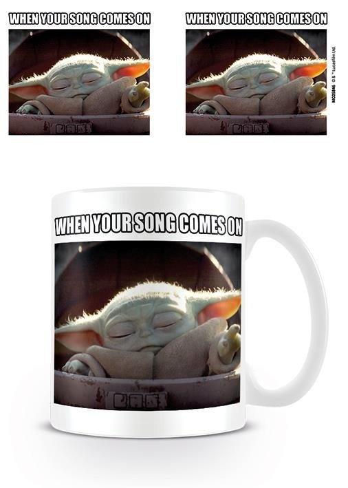 Star wars Baby Yoda When Your Song Comes On mug - Pyramid - Merchandise - Pyramid Posters - 5050574258463 - 3. januar 2020