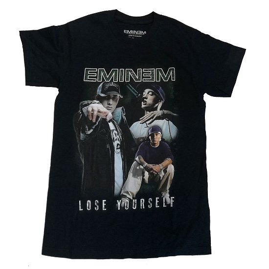 Cover for Eminem · Eminem Unisex T-Shirt: Lose Yourself Homage (T-shirt) [size L] [Black - Unisex edition]