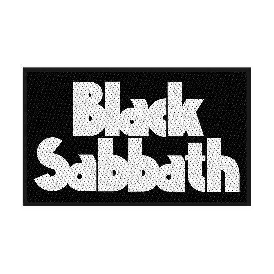 Cover for Black Sabbath · Black Sabbath Standard Woven Patch: Logo (Retail Pack) (Patch) [Black edition] (2019)