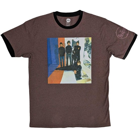 The Beatles Unisex Ringer T-Shirt: Stripes - The Beatles - Merchandise -  - 5056561072463 - 