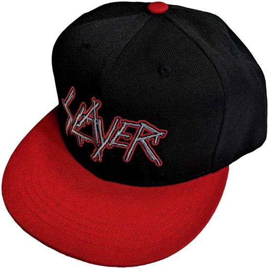 Slayer Unisex Snapback Cap: Dripping Logo Outline - Slayer - Marchandise -  - 5056561098463 - 