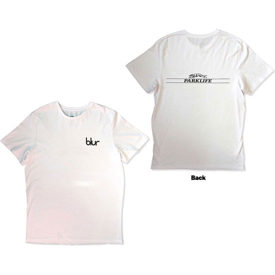 Blur · Blur Unisex T-Shirt: Pocket Blur / Parklife (Back Print) (T-shirt) [size S] (2024)