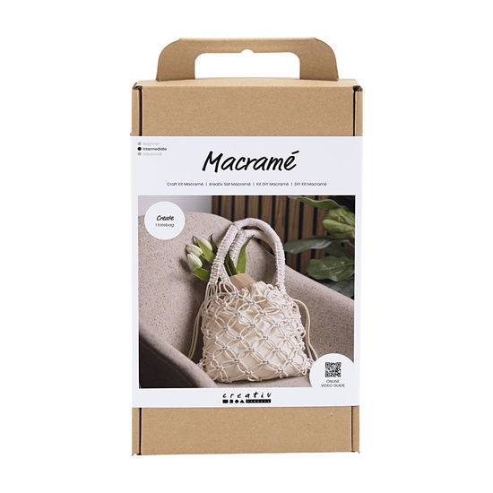 Cover for Diy Kit · Craft Kit MacramÃ© - Bag (977623) (Toys)