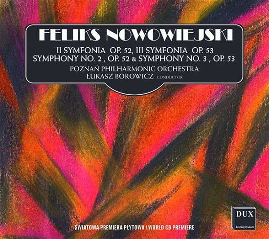 Symphony 2 - Nowowiejski / Poznan Philharmonic Orch - Muziek - DUX - 5902547014463 - 6 april 2018