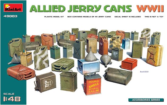 Cover for MiniArt · 1/48 Allies Jerry Cans Set Wwii (3/23) * (Toys)