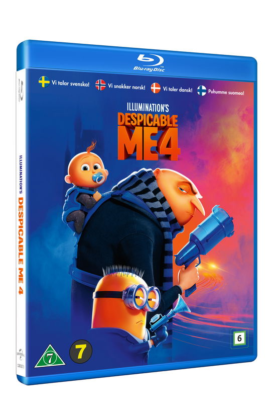 Cover for Despicable Me · Despicable Me 4 (Grusomme Mig 4) (Blu-ray) (2024)