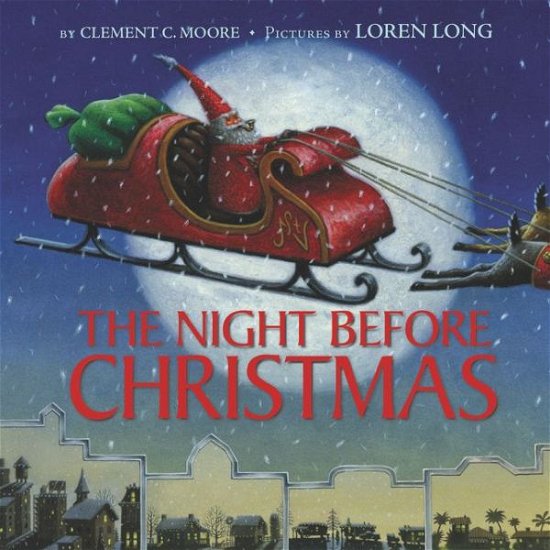 Cover for Clement C Moore · The Night Before Christmas: A Christmas Holiday Book for Kids (Hardcover Book) (2020)