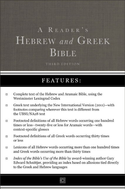Cover for A. Philip Brown II · A Reader's Hebrew and Greek Bible: Third Edition (Hardcover Book) [Third edition] (2026)