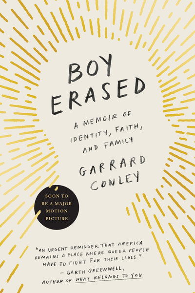 Cover for Garrard Conley · Boy Erased : A Memoir of Identity, Faith, and Family (Pocketbok) (2017)