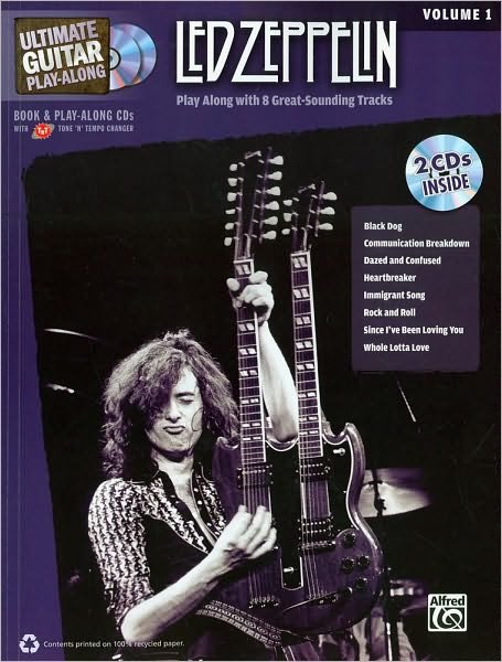 Cover for Led Zeppelin · Alfred Music:Ultimate Guitar Play-Along (Buch) [Pap / Com edition] (2010)