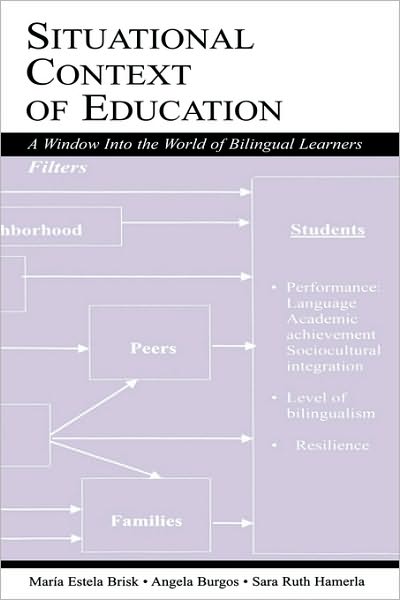 Cover for Mar!a Estela Brisk · Situational Context of Education: A Window Into the World of Bilingual Learners (Paperback Book) (2003)