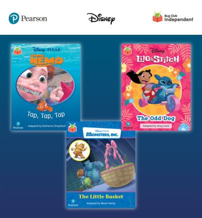 Cover for Marie Hardy · Pearson Bug Club Disney Reception Pack D, including decodable phonics readers for phases 2 to 4: Finding Nemo: Tap, Tap, Tap!, Lilo and Stitch: The Odd Dog, Monsters, Inc: The Little Basket - Bug Club (Book) (2022)