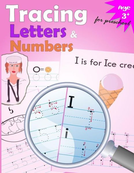 Cover for Letter Tracing Workbook Designer · Tracing Letters and Numbers for Preschool (Paperback Bog) (2017)