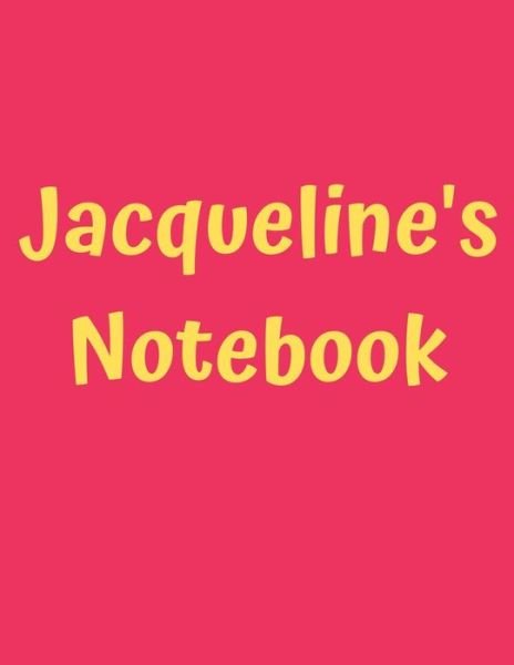 Cover for 99 Notes · Jacqueline's Notebook (Paperback Bog) (2019)