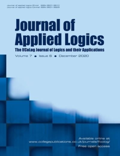 Cover for Dov Gabbay · Journal of Applied Logics - The IfCoLog Journal of Logics and their Applications (Taschenbuch) (2020)