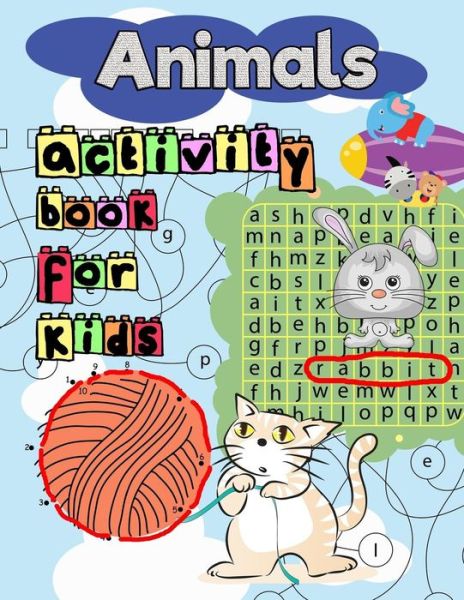 Cover for Letter Tracing Workbook Creator · Animals Activity Book for Kids (Paperback Bog) (2017)