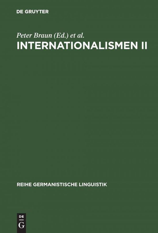 Cover for Peter Braun · Internationalismen.2 (Book) (2003)