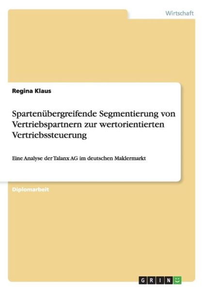 Cover for Klaus · Spartenübergreifende Segmentierun (Buch) [German edition] (2015)