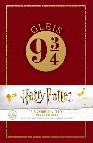 Harry Potter: Gleis 9 ¾ Premium-Notizbuch - Wizarding World - Annan - riva Verlag - 9783742319463 - 25 oktober 2021