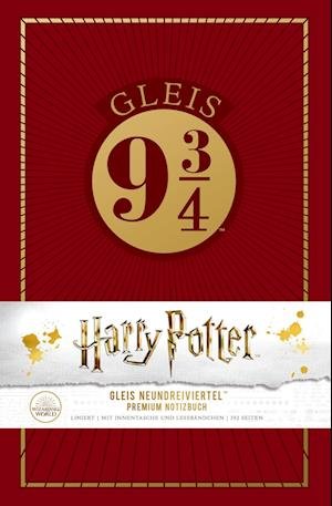 Harry Potter: Gleis 9 ¾ Premium-Notizbuch - Wizarding World - Annen - riva Verlag - 9783742319463 - 25. oktober 2021
