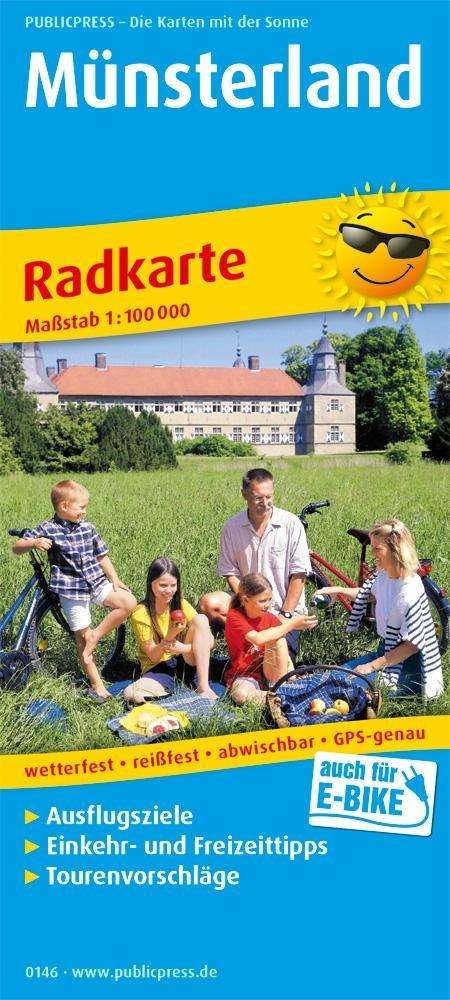 Cover for Munsterland, Cycling Map 1:100,000 (Book) (2019)