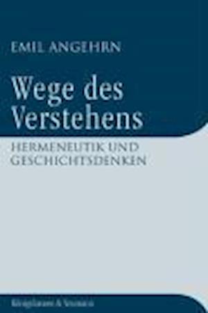 Cover for Emil Angehrn · Wege des Verstehens (Paperback Book) (2008)