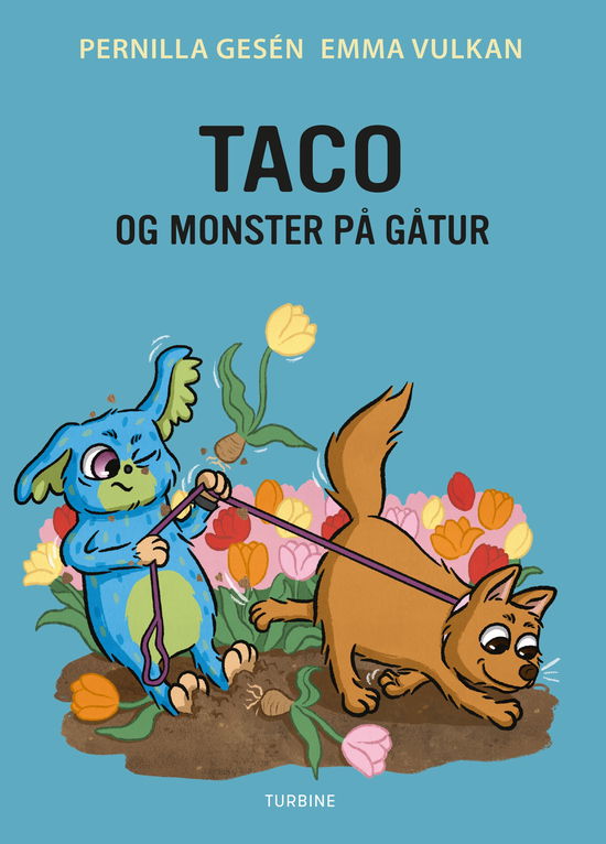 Cover for Pernilla Gesén · Øvrig letlæsning: Taco og monster på gåtur (Gebundenes Buch) [1. Ausgabe] (2024)