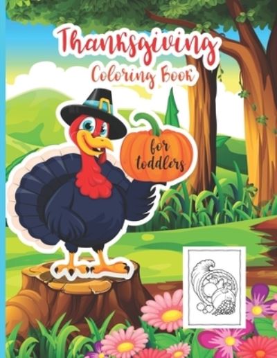 Cover for Kidy Kid Publishing · Thanksgiving Coloring Book For Toddlers (Pocketbok) (2020)