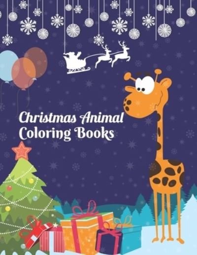 Cover for Masab Press House · Christmas Animal Coloring Books (Taschenbuch) (2020)