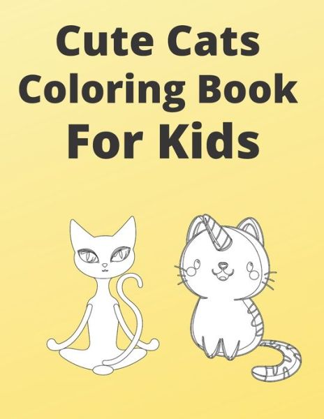 Cover for Amazing Coloring Book · Cute Cats Coloring Book For kids (Pocketbok) (2021)