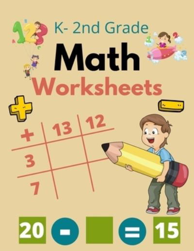 Cover for Lamaa Bom · 2nd Grade Math Worksheets (Paperback Bog) (2021)