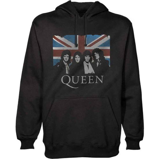 Queen Unisex Pullover Hoodie: Vintage Union Jack - Queen - Gadżety -  - 9950670801463 - 