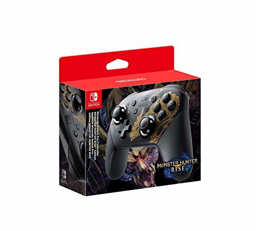 Nintendo Switch Pro Controller MONSTER HUNTER RISE Edition - Nintendo - Spill -  - 0045496431464 - 