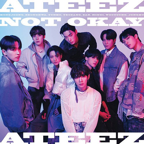 Cover for Ateez · Not Okay  (Ltd Ed A) (CD + Book) (CD/BUCH) (2024)